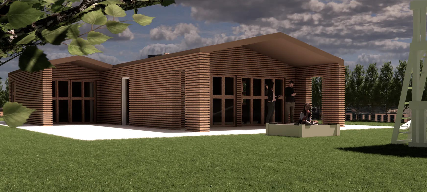 Moderne villa tegnet af A&N Arkitekt